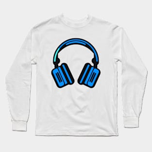 Music Headphone City Rhyme Wonderful Vibes Vector Graphic Long Sleeve T-Shirt